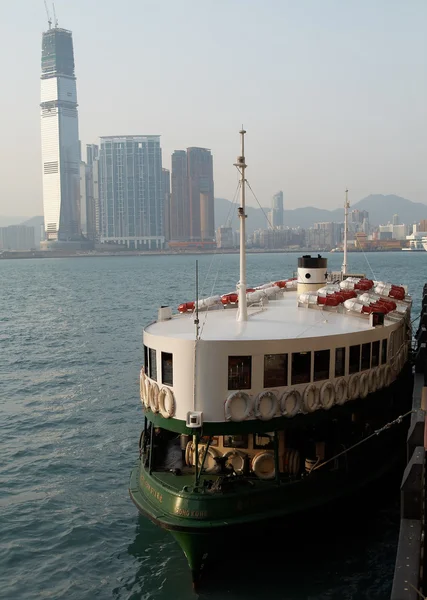 stock image The Star Ferry in Victoria Harbor, Hong