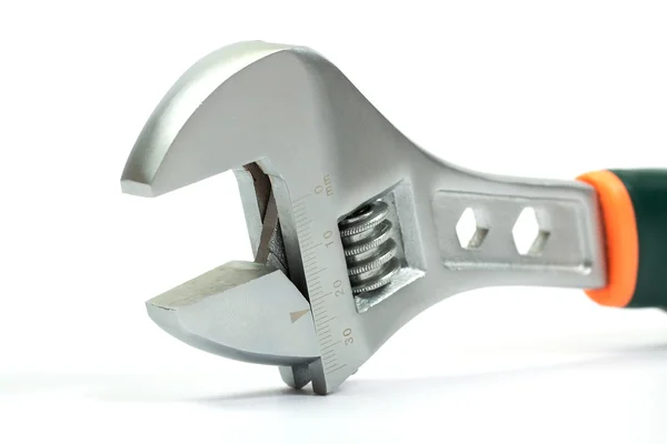 Universal spanner with meter scale — Stock Photo, Image