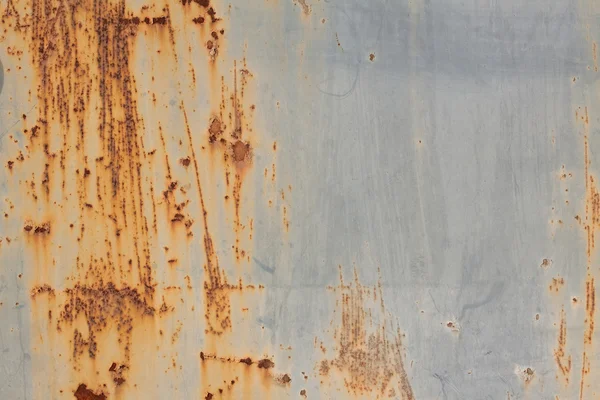 Rusty iron blue painted surface — Stock Photo, Image