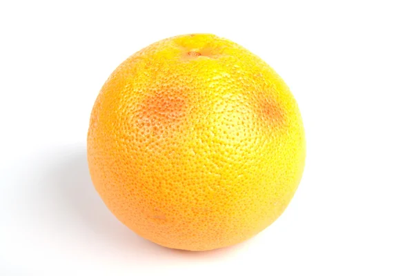 Ripe grapefruit over white — Stock Photo, Image