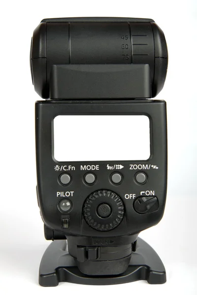 Back view of modern flashlight — Stock Photo, Image