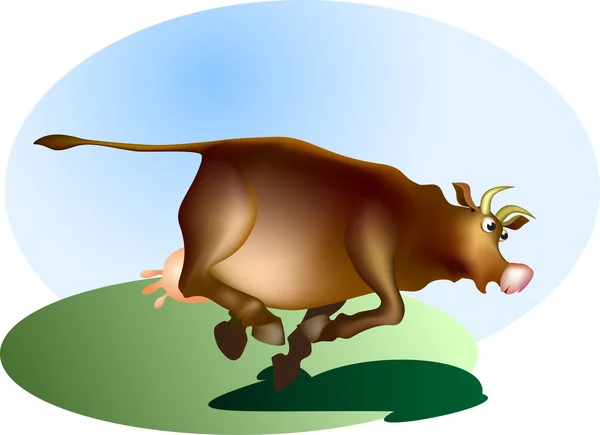 stock vector Cow