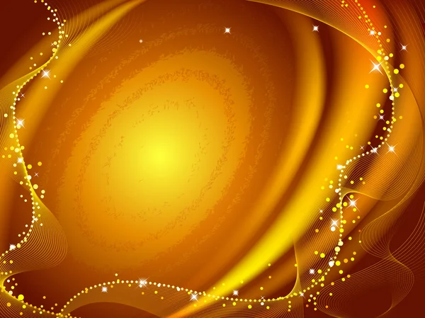 Золотая галактика — стоковый вектор