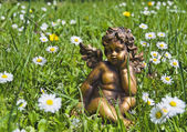 Angel v trávě