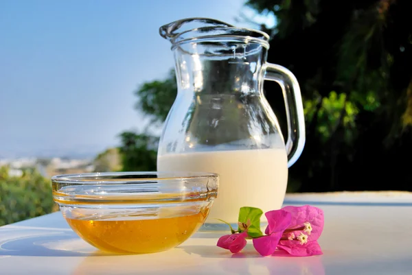우유와 꿀 — 스톡 사진
