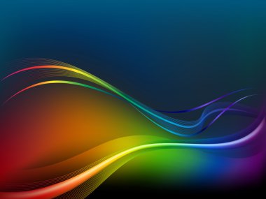 Abstract rainbow background clipart