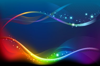 Abstract rainbow background clipart