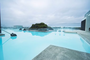 Blue laggon spa, iceland clipart