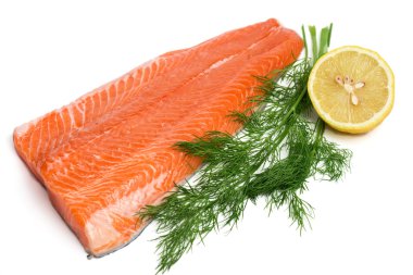 Raw salmon clipart