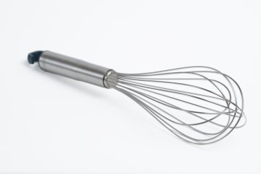 Stainless steel whisk clipart