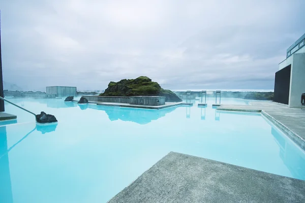Launi blu spa, Islanda — Foto Stock