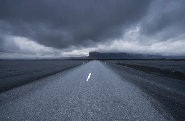 Droga w Islandii — Zdjęcie stockowe