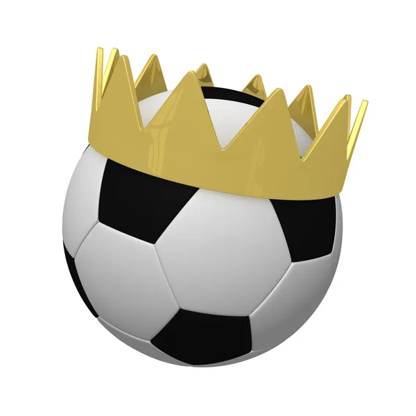 Ball in einer Krone — Stockfoto