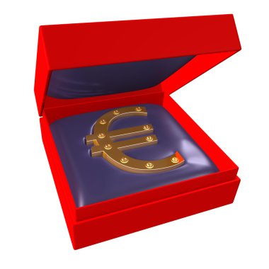 Mark of euro #2 clipart