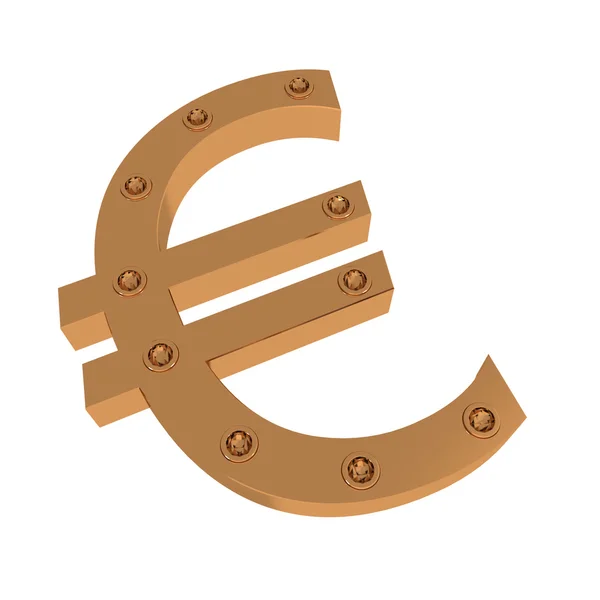 Marca do euro # 1 — Fotografia de Stock