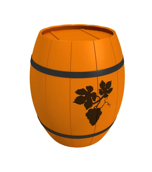Un barril con un vino # 4 — Foto de Stock