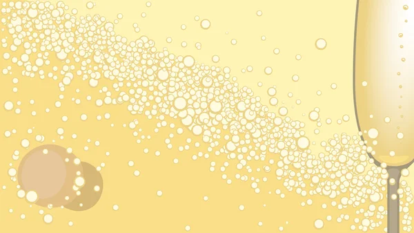 Champagne - vektor bakgrund — Stock vektor