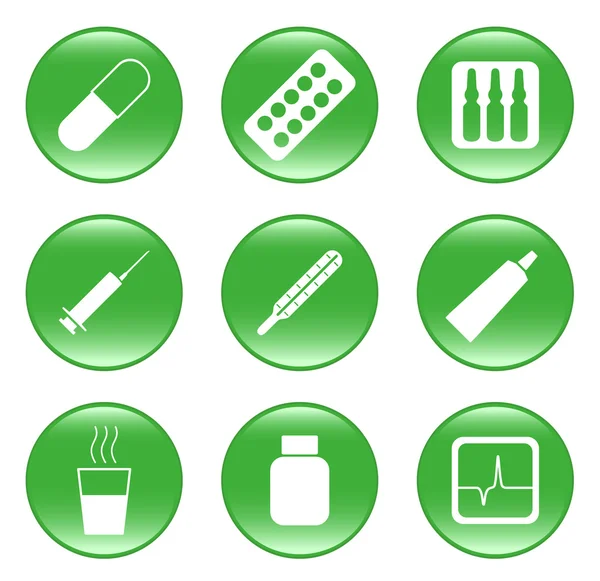 Drug-store - icônes web vectorielles — Image vectorielle