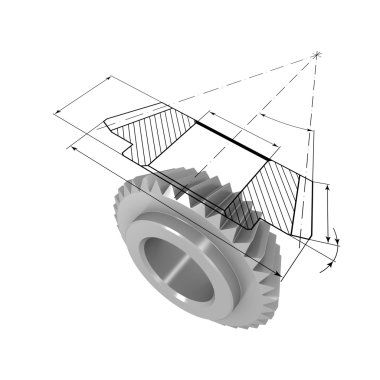 Gear and drawing clipart