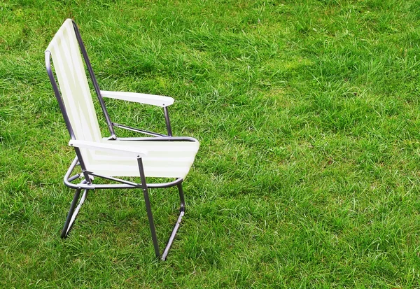 Полотно стілець — стокове фото