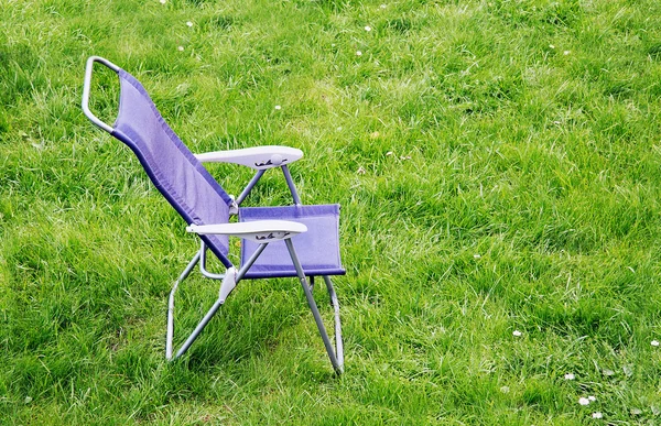 Cadeira de lona — Fotografia de Stock