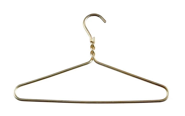 Metallic clothes hanger — Stock Photo, Image