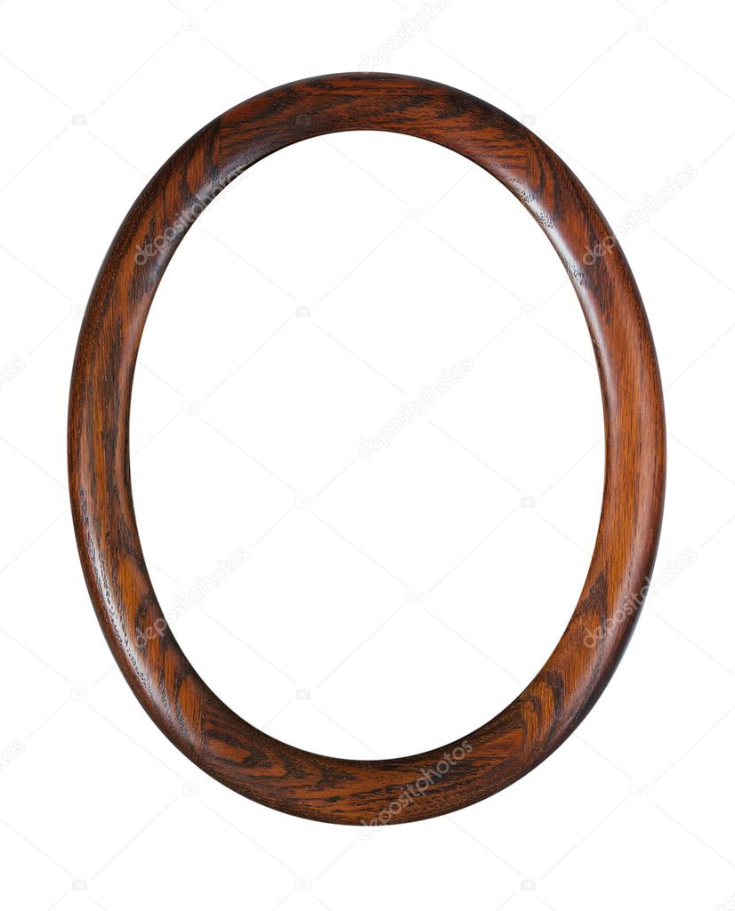 Oval photo-frame