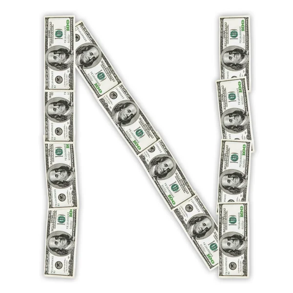 Letter n — Stock Photo, Image