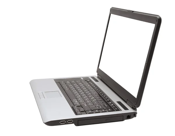 Laptop isolado no fundo branco — Fotografia de Stock