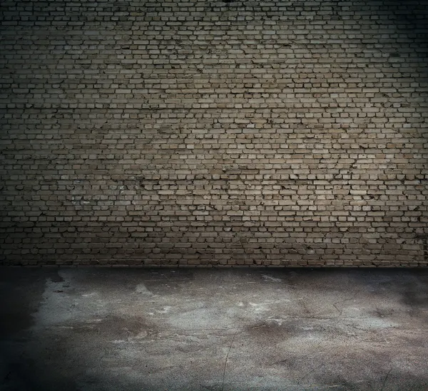 Old interior, brick wall — Stock Photo, Image