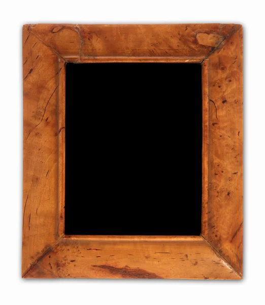 Старая рамка, изолированная на белом фоне — стоковое фото