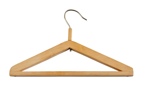 Clothes hanger isolated on white backgro — Stock Photo, Image