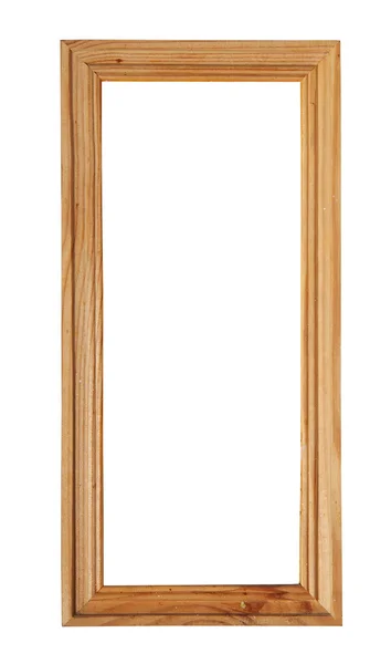 木製額縁白 b の分離 — ストック写真