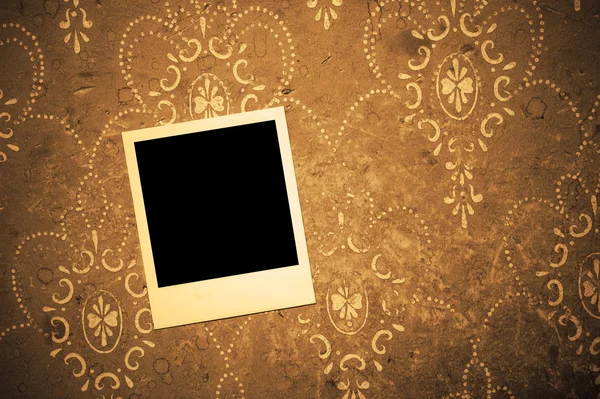 Polaroid φωτογραφία στον τοίχο — Φωτογραφία Αρχείου