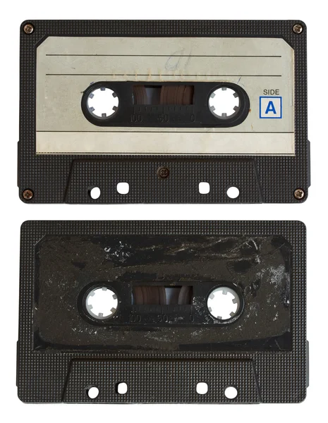 Cassete de áudio isolada — Fotografia de Stock