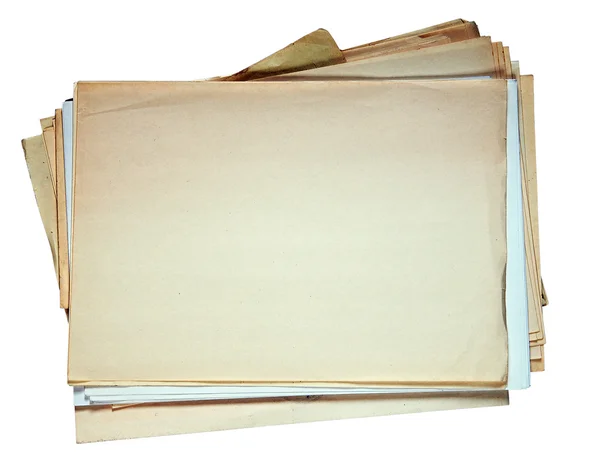 Hög med gamla papper — Stockfoto