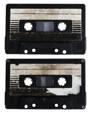 Audio cassette isolated clipart