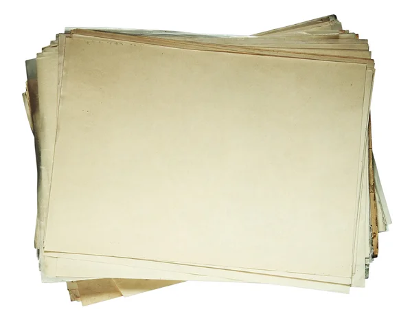 Hromada starých papírů — Stock fotografie