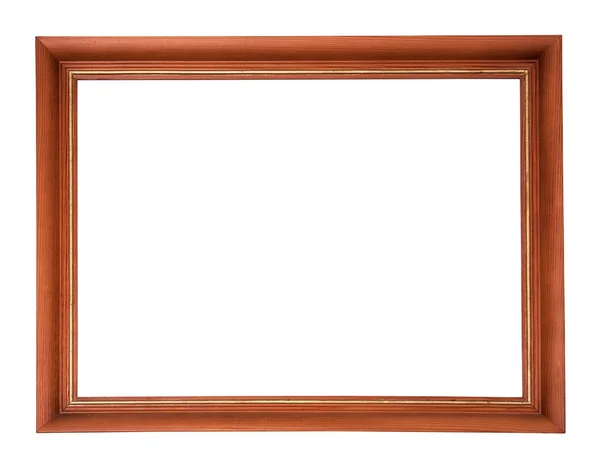 Dřevěný rám, samostatný — Stock fotografie