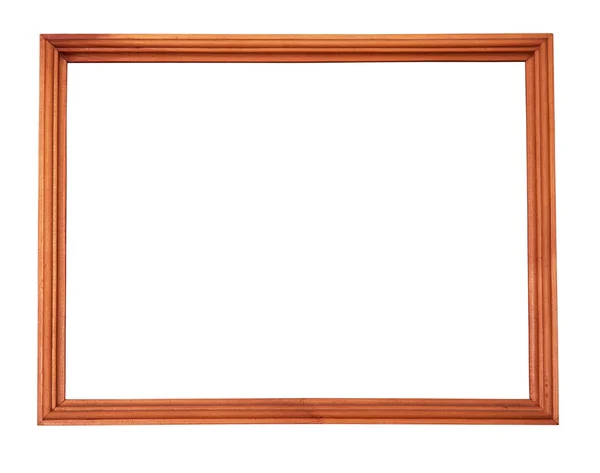 Quadro-quadro de madeira isolado — Fotografia de Stock