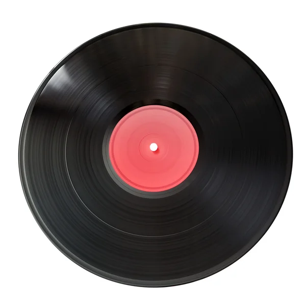 Vecchio disco in vinile isolato — Foto Stock