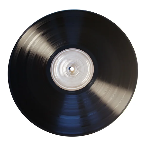 Ancien disque vinyle isolé — Photo