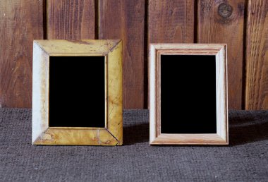 Frames on table clipart