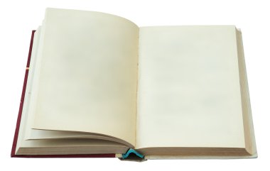 Blank open book clipart