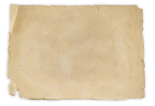 Vintage paper isolated — Stock Photo, Image