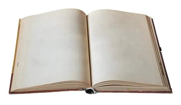 Blank open book — Stock Photo, Image