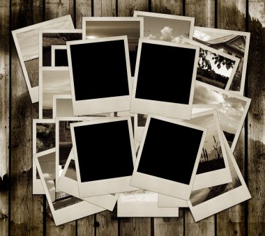 Stack of photo shots clipart