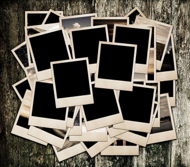 Stack of photo shots clipart