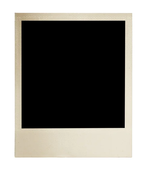 Puste karty zdjęć na białym tle — Zdjęcie stockowe