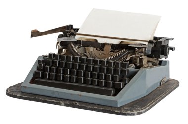 Vintage typewriter clipart